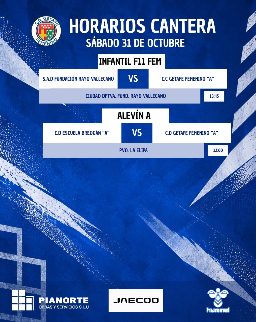 Jornada Cantera 31 Oct